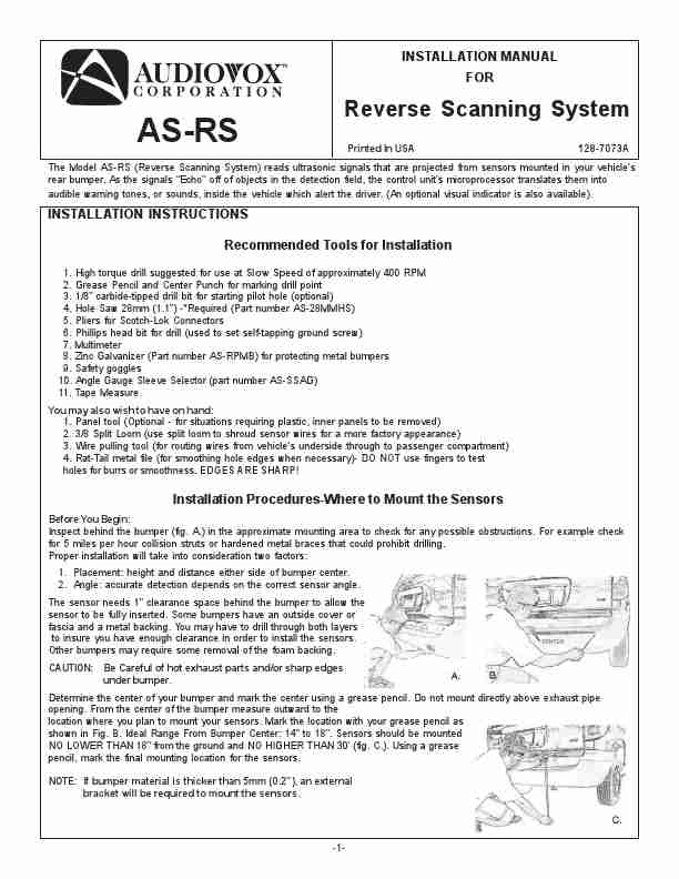 Audiovox Automobile Accessories AS-RS-page_pdf